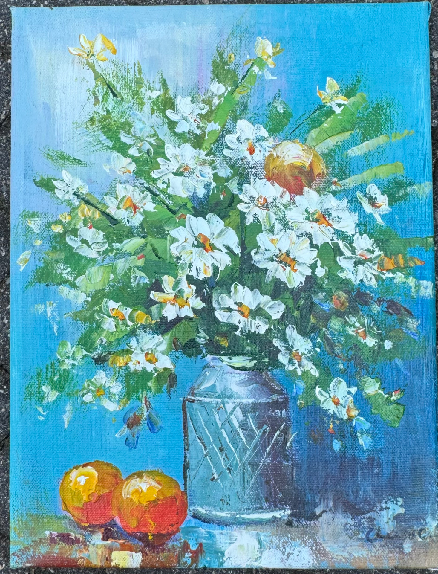 Bukiet z pomarańczami