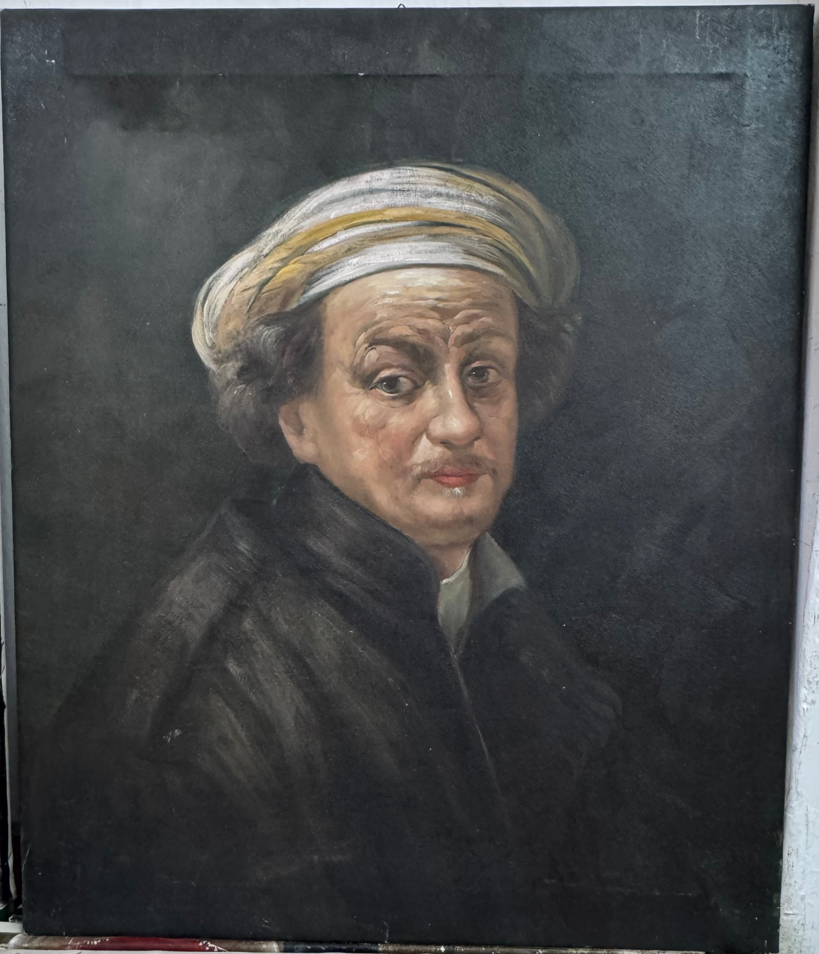 Autoportret w turbanie