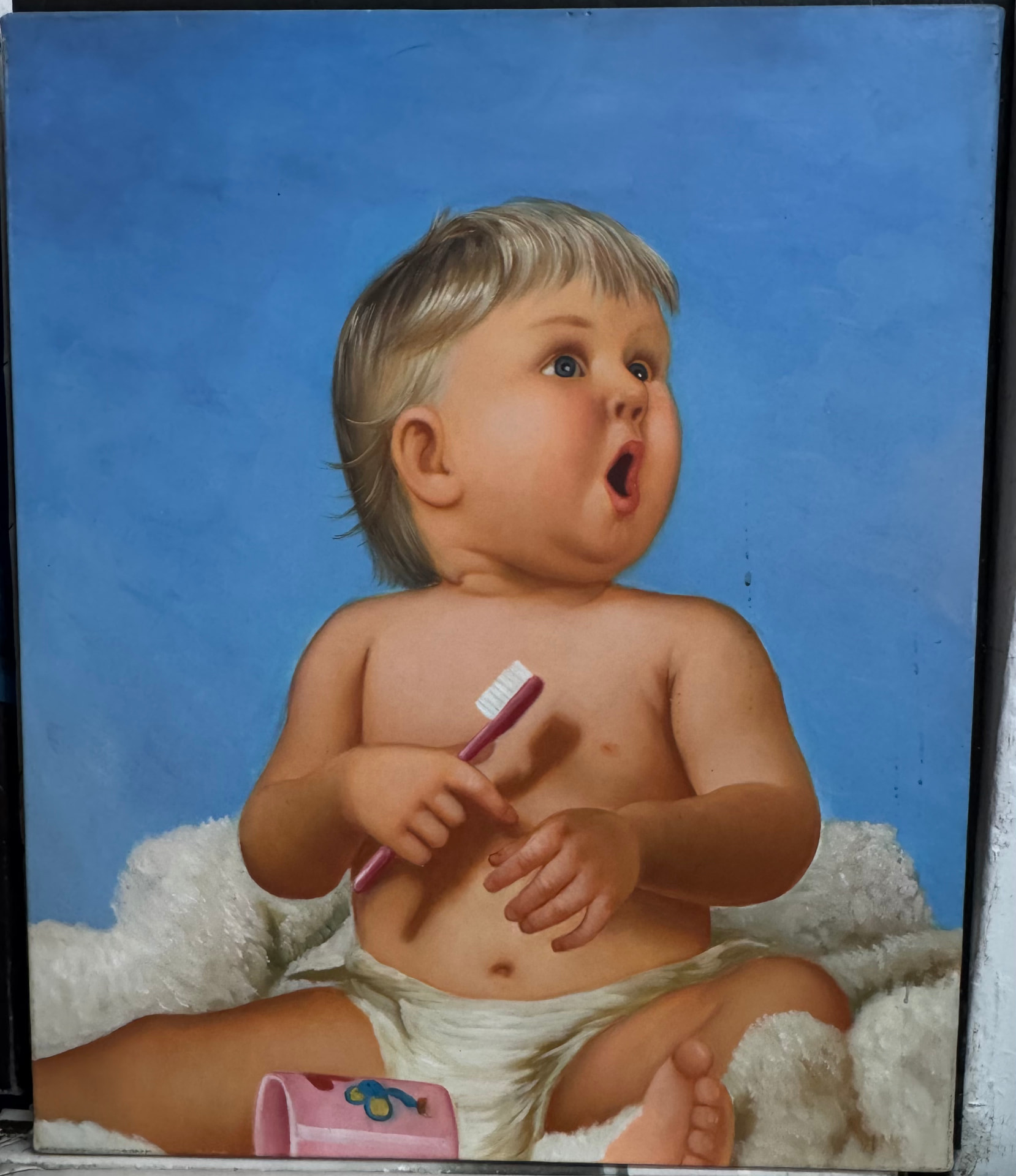 Dziecko ze szczoteczką